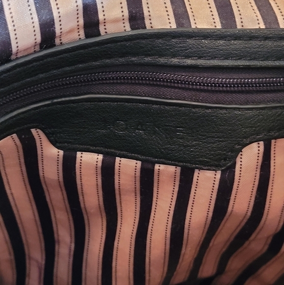 JOANEL Crossbody Bag, Faux Leather, Cutout and Zipper Detail, Black - Picture 11 of 14